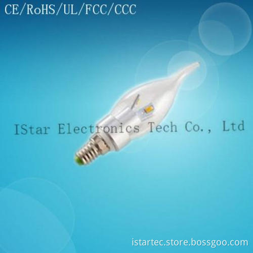 LED Candle Light with CE&RoHS 3W